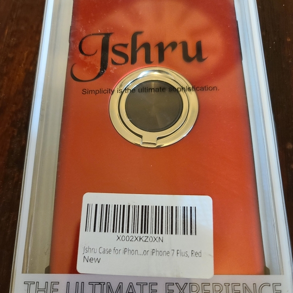 Apple iphone 7 Plus Hard Case with Ring Stand - Red (NWT) - Picture 2 of 2